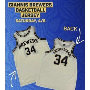 Giannis Brewers Basketball Jersey